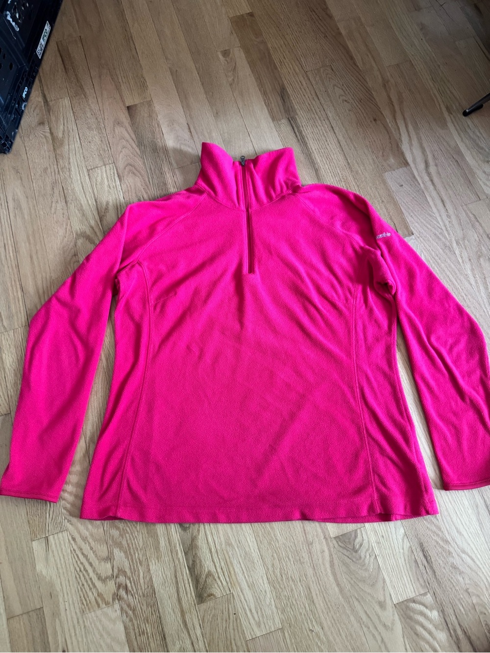 Columbia Women’s XL Pink Fleece 1/4 Zip Pullover Jacket Sweater